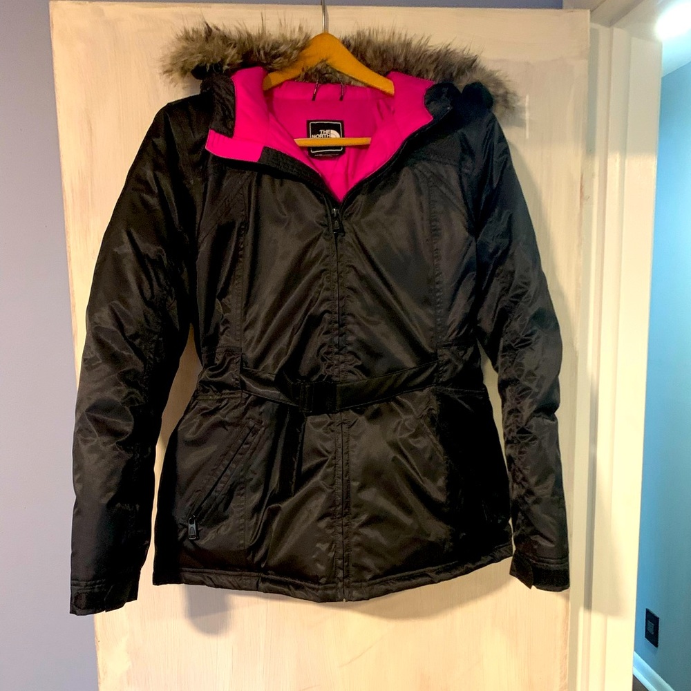 Black North Face Parka